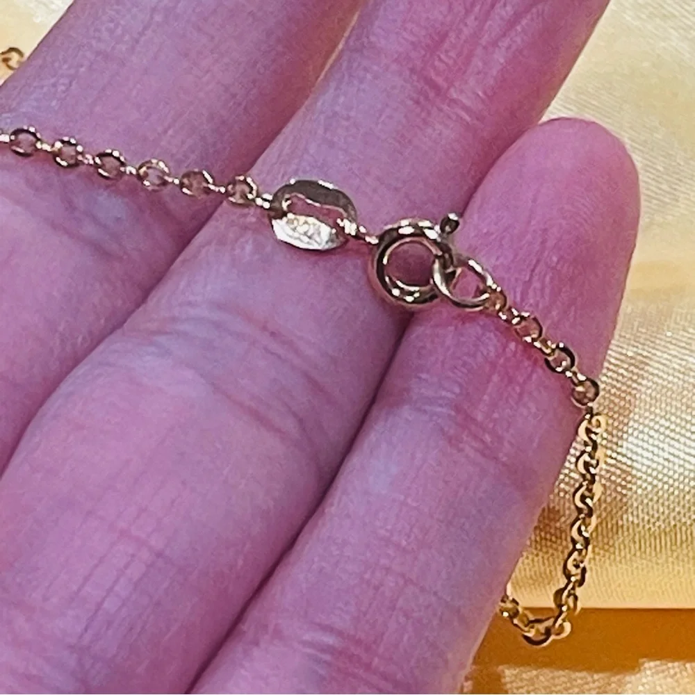 18k Gold Tone Crystal Floral Drop Necklace - Women Jewelry
